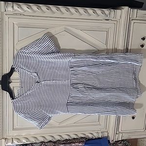 Cute Navy White Tunic / Dress